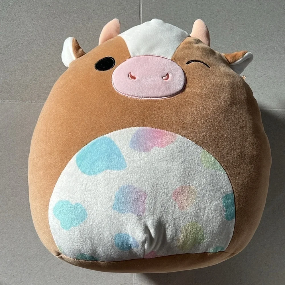 Squishmallow 14” Griella Cow!